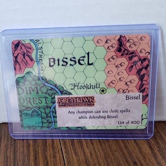 TSR Spellfire CCG 1st Ed. BISSEL Realm Card #134 of 400 Greyhawk Adventures - Picture 1 of 3